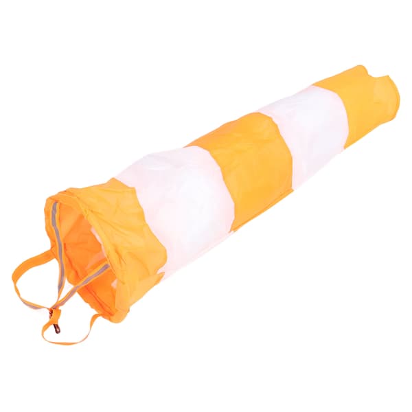 Vindstrut Vindriktningsmätning Strutväska Orange Polyester 80cm för Utomhus Flygplats Fluorescerande