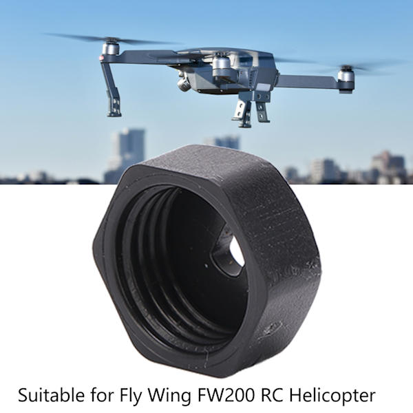 Bærbar erstatningsmotormøtrik til Fly Wing FW200 RC Helicopter - Sort
