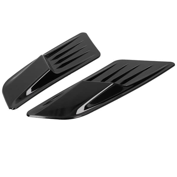 2 stk. panserlufteventil deksel blank svart universell passform for Ford Mustang 2015-2017