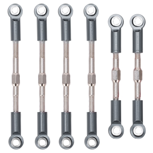 RC Metalltrekkstang Servo Lenke Linkages Tie Rod for WLtoys 144001 124018 124019 1/14 RC BilTitanium