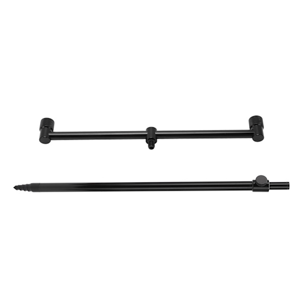 Fiske Stang Pod Sett Aluminiumlegering Bærbar Holdbar Korrosjonsbestandig Lett Fiske Stang Bank Stick30cm Buzz Bars og 45.5cm Bank Stick
