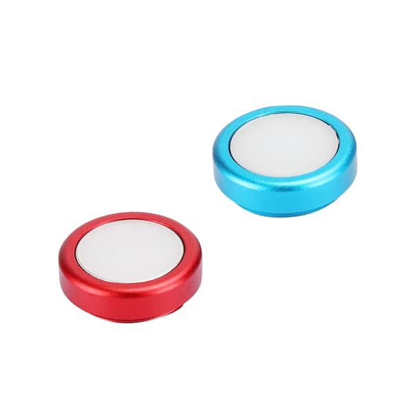 2 stk. Silikon Gel Knapp Beskyttelsesdeksel for Switch Spillkontroller Joystick (BlåRød)