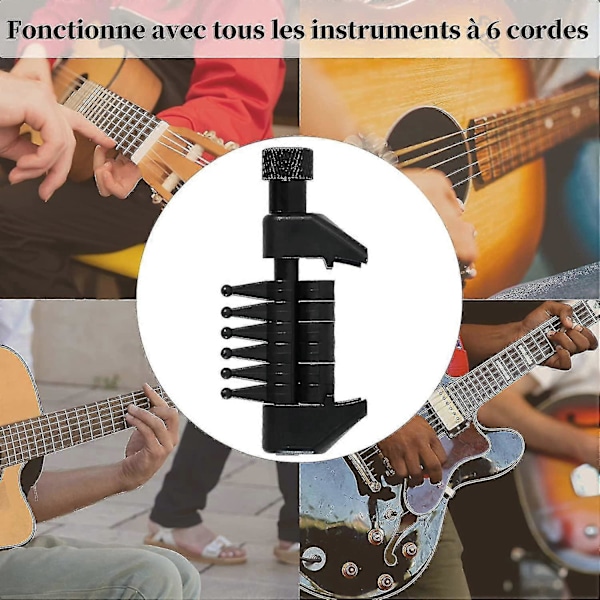 Ukulele Capo Akustisk Elektrisk Gitarr Clip Snabbväxlande Capo Clamp, portabel Akustisk Gitarrackord Zekai