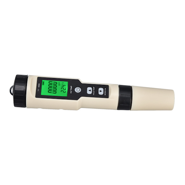 Hydrogen Test Pen Høj følsomhed Baggrundsbelyst LCD Design Digital Hydrogen Meter til Akvarier Havearbejde Laboratorier