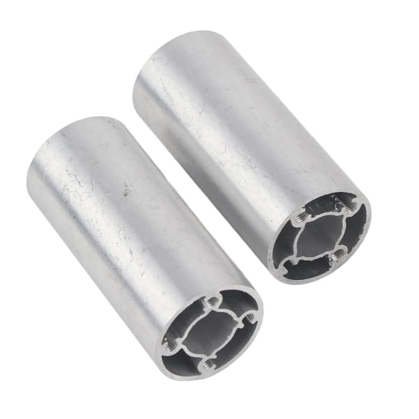 2 stk. 6063 aluminiumslegeringsrør runde lige værktøjer til robotter lejesæder OD 32mm6103‑0032‑0072