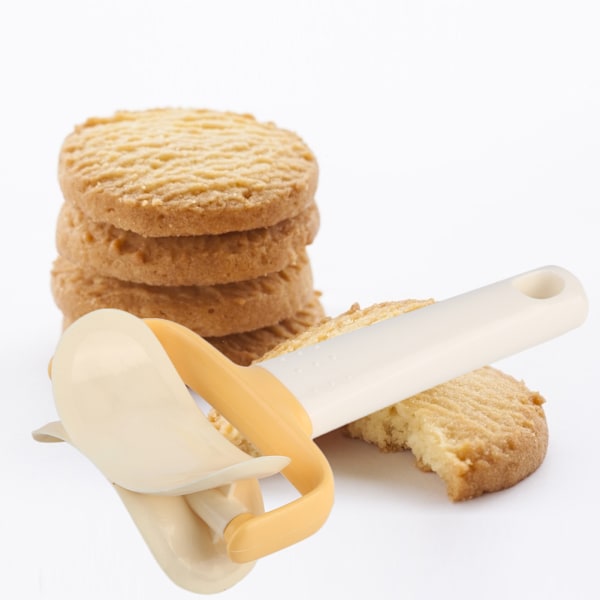 Kex Cookie Maker Cutter Form Gör-det-själv dekorationsverktyg (rund)