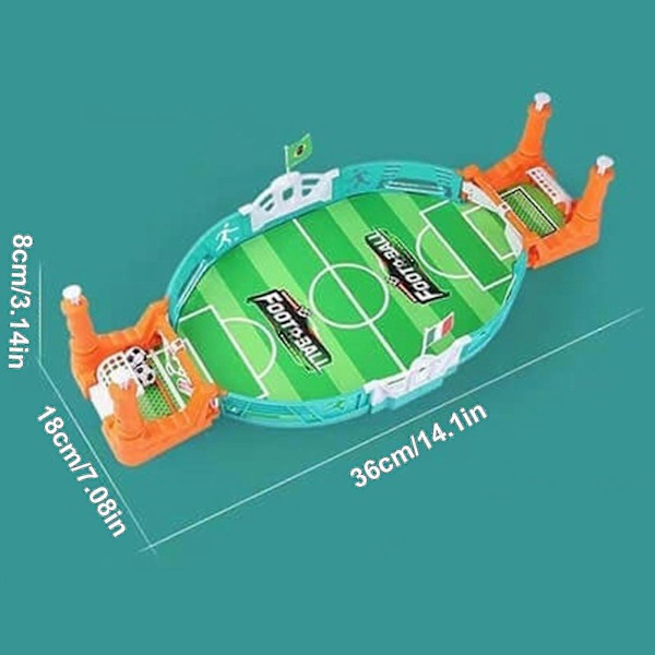 Fotbollsbord Interaktivt Spel Leksaker Tävlingsinriktade Fotbollsspel Present Till Barn Grön Mini Kreativa Barnleksaker 35,8*17,98*7,98 cm Med 2 Bollar