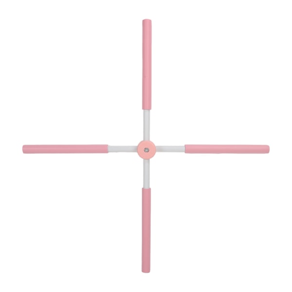 Yogapinnar Stretching Tool Puckelback Corrector Sticks Infällbar rygghållningskorrigeringsstav för vuxet barn Rosa