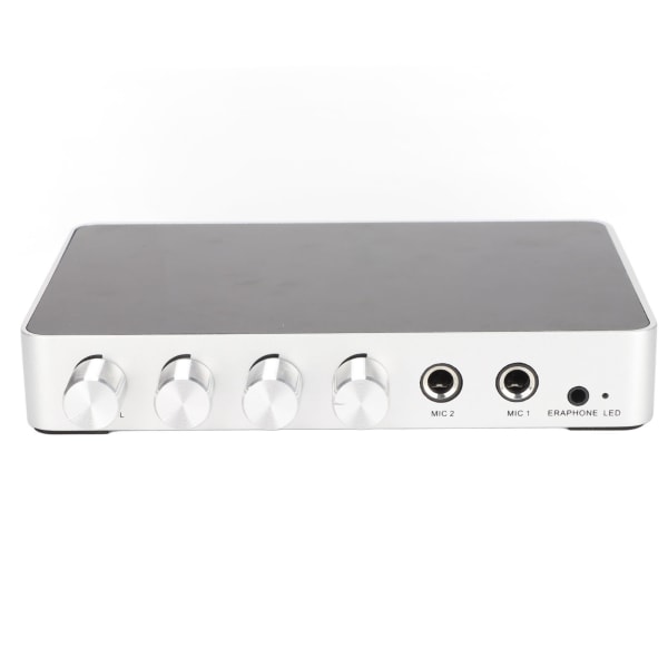 HD Multimedia Interface Mixer 4K 1080P DC 12V Justerbar lydmikrofonforsterker for Android TV-bokser og DVD-spillere EU-plugg