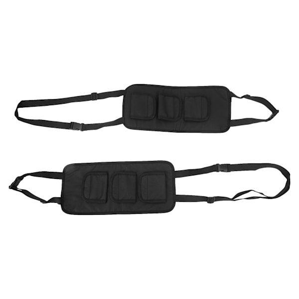2 stk. Bilfiskesstangsholder Fastgørelsesrem Nylon Justerbar 3 stk. Kapacitet til transport