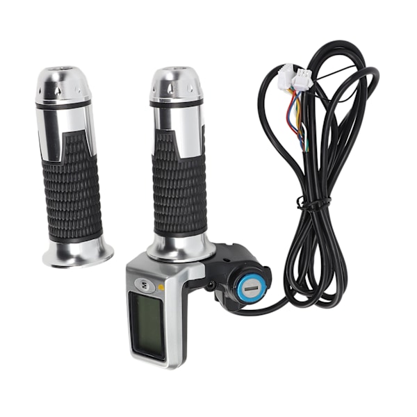 36V 48V 500W Motor Børsteløs Controller og 802 Twist Throttle med LCD Display Elektrisk Cykel Konverteringssæt
