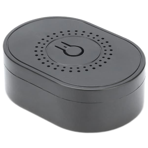 16A Smart Switch Dobbel Kontroll Tidsstyrt Multifunksjonell På Av Kontrollerbryter for ZigBee for Tuya 85‑250V Svart