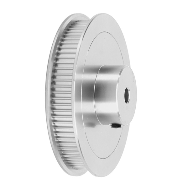 Synkronhjul 80T 5mm GT2 kuggremskiva i legerat stål för 3D-skrivare CNC-svarv silver