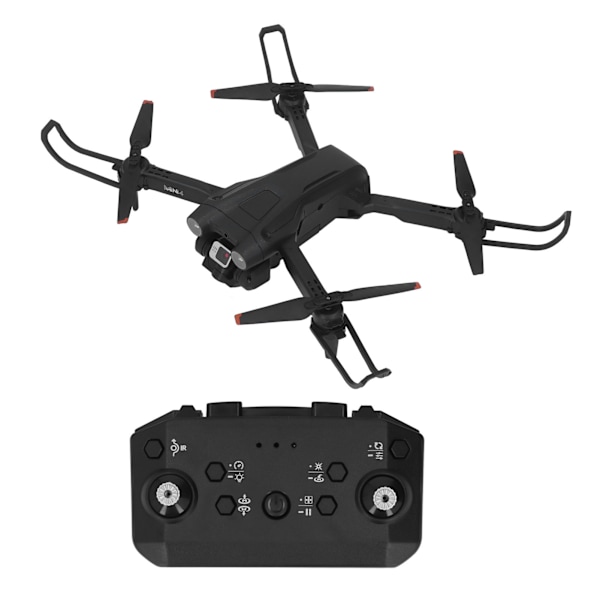 MINI 4 Aerial Photography Drone HD 4K Quadcopter Optical Flow Location 4 Sided Obstacle Avoidance Remote Control Aircraft Toy Black Dual Battery