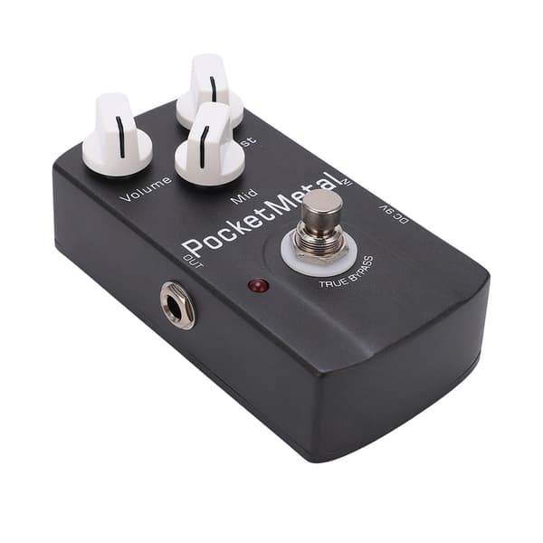 Elektrisk Gitarr Effekt Pedal Pocket Metal True Bypass Enkel Instrumenttillbehör