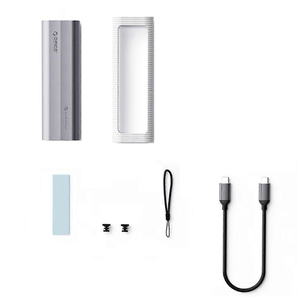 M.2 NVMe SATA SSD-kapsling USB 10Gbps till USB-adapter, A
