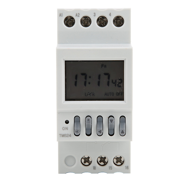 TM624 digitaalinen ajastin power ajastin 40 ryhmä aikaohjattu soittoääni Din kiskoon kiinnitys 220 V