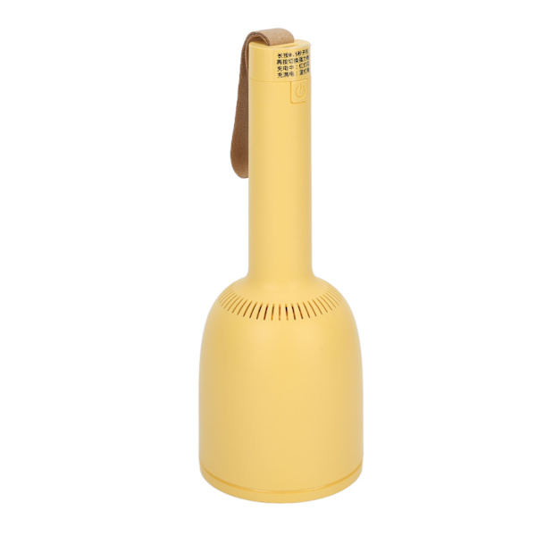 Mini støvsuger 360° rotation Mini skrivebordsstøvsuger Mute stor sugekraft USB opladning håndholdt støvsuger til negle sofa gul