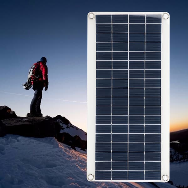 8W 18V Multifunksjonelt solcellepanel Polysilisium solcellepanel for utendørs camping