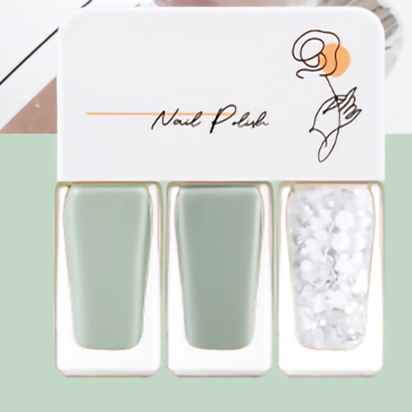 3-pack nagellackset på vattenbasis för kvinnor, lätt att ta bort, snabbtorkande nagellack för dejting, halloweenfest T17