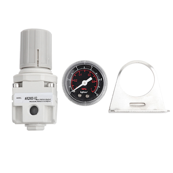 AR2000 Luftkällabehandling Lufttrycksregulator SMC Typ Tryckreduceringsventil