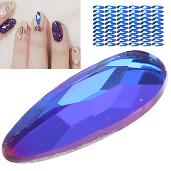 60 stk Nail Rhinestones Drop Glitter Crystal DIY Nail Accessories Shiny Manicure Tool621