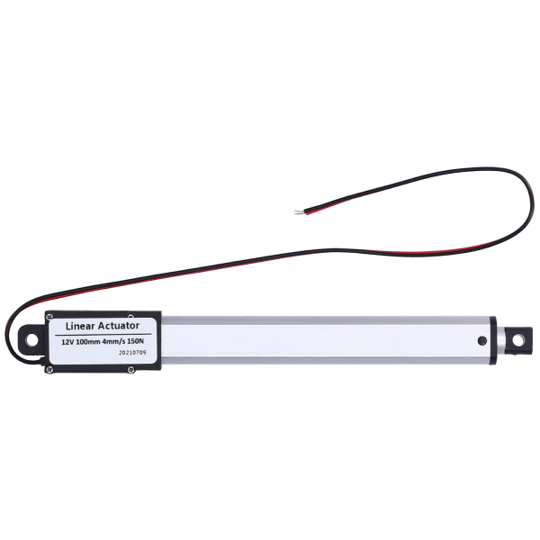 Lineaarinen toimilaite DC 12V 100mm sisäinen rajakytkin, hiljainen sähköinen mini lineaarinen toimilaite teollisuusmaatalouteen 4mm/s-150N