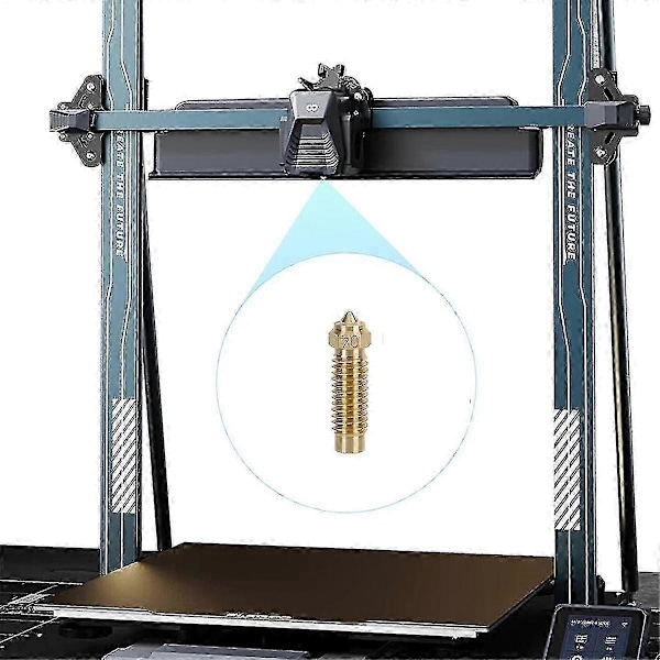 10 stk. dyser i flere størrelser for Neptune 4 Plus/Max 3D-printer, messing hotend-dyser 0,4/0,6/0,8/1,0 mm-