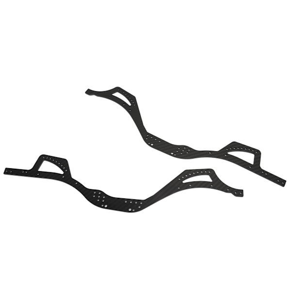 2 stk karbonfiber chassis sideplater lettvektig ubøyelig chassis rammeskinner for Axial SCX10 Pro RC Crawler Car