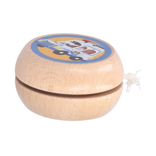 Trä Yoyo Professionell String Trick Yo Ball Gåvor med Söt Mönster för Barn Trä Yoyo
