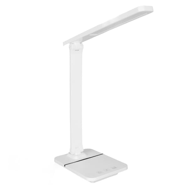 LED Skrivebordslampe Øyebeskyttelse 3 Lysmoduser Multi Vinkel Regulering Berøringskontroll Mykt Bordlys for Studier
