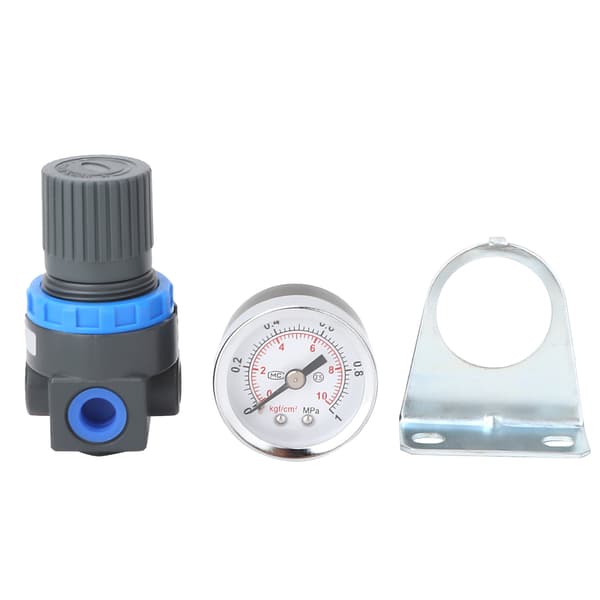 AR2000 Trykkmåler Aluminium Legering Pneumatisk Luftkontroll Kompressor Regulator G1/4\"