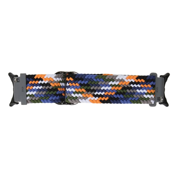 Flettet vevende klokkerem Flerfarget Juster størrelse Erstatningsklokkebånd for Pixel Watch Indigo