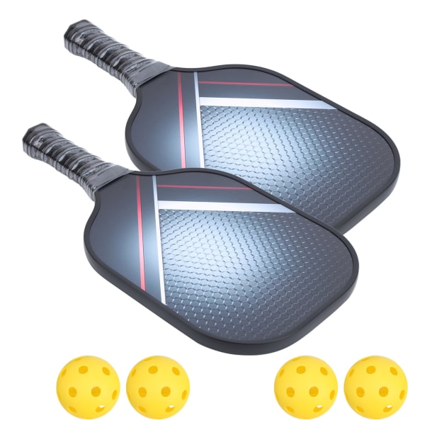 1Set Bärbar Pickleball Paddel Set Lätt Racketboll Kit med Racket Väska