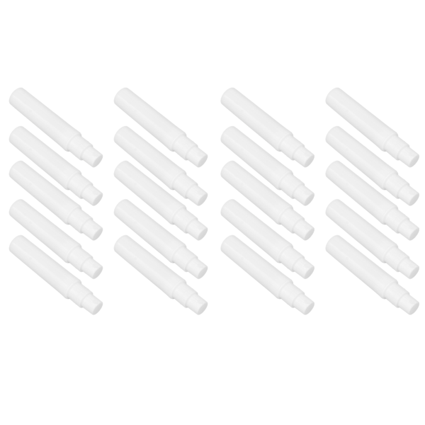 20 STK Mini sprayflaske 5 ml hvid ABS fin tåge genopfyldelig tom sprøjteflaske til parfume