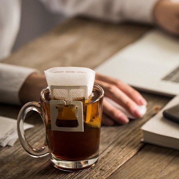 100 Engångs Droppkaffepåsar, Perfekt för Hemmet, Resor, Kontoret