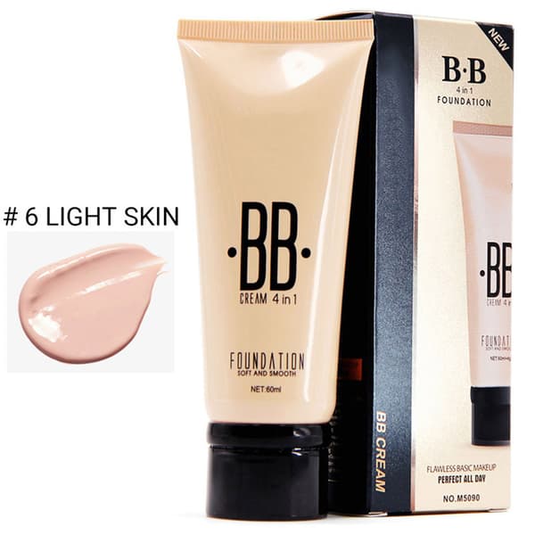 Profesjonell flytende sminkefoundation langvarig feilfri concealer kosmetikk 5#