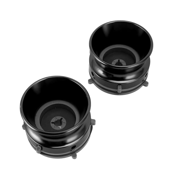 1/4 10 tommer Åbner Poleret Aluminium Legering Universal Indlæsningsenhed NAB Hub Adapter til Studer ReVox til Akai til Teac 2 stk Sort