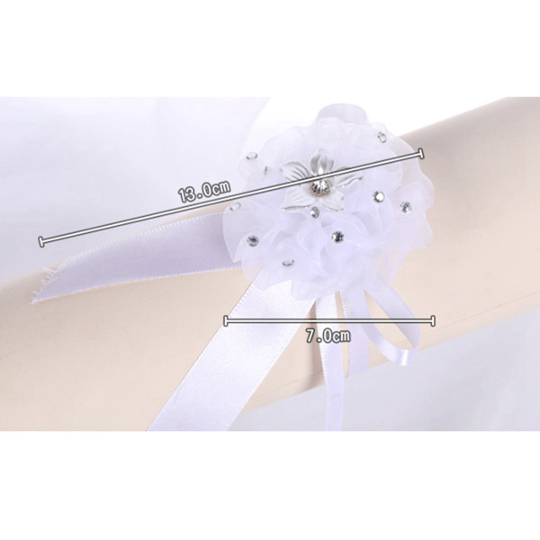 Korean Style Beautiful Hand Flower Bridesmaid Wrist Corsage Wedding Decorations()