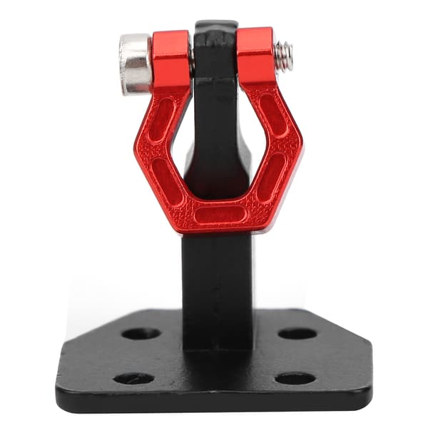 RC Bil Trailer Shackle Tilbehør Træk Krog Spænde til 1/10 til AXIAL SCX10 D90 Crawler Rød