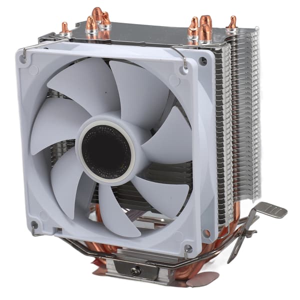 9CM CPU-køler 4 varmerør 3-leder støjsvag enkelt blæser computer CPU-køleblæsere med beslag universel til Intel til AMD
