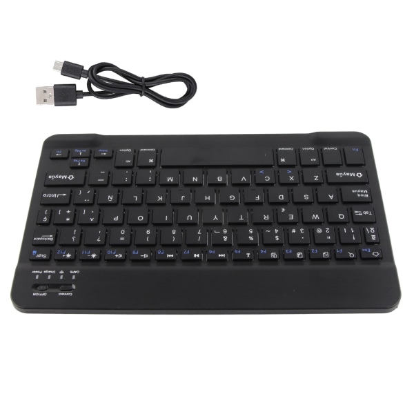 Mini bærbar trådløs Bluetooth 3.0 spansk tastatur Touchpad til IOS/Android