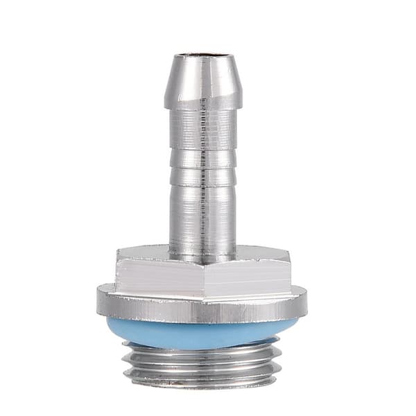 6 stk. PC Vandkøling TwoTouch Fitting G1/4 Gevind Barb Connector til slange 7,5 mm B