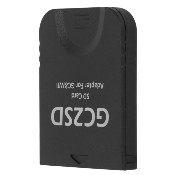 GC2SD-kortleser Plug and Play bærbar profesjonell spillkonsoll Micro Storage Card Adapter for Wii for GC Black