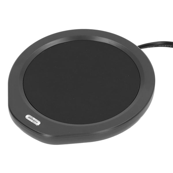 18W Kaffekop Varmer 55℃ Konstant Temperatur Strømbesparende Genopladelig Kop Varmer Te Varmer til Kontor EU Stik 220V Sort