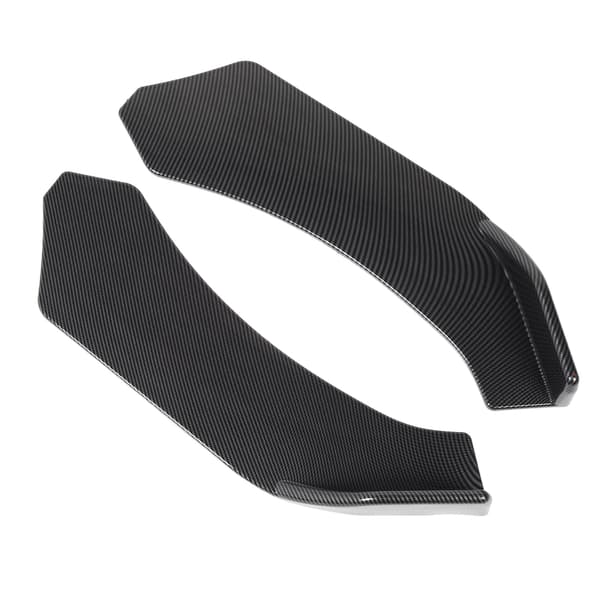 2 st främre stötfångarläpp Universal kolfibermönster 57 cm läppsplitter skydd för fordon