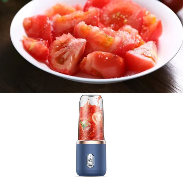 Mini Juicerkopp Multifunksjonell Bærbar Oppladbar Juicer Blender for Studenthusholdning