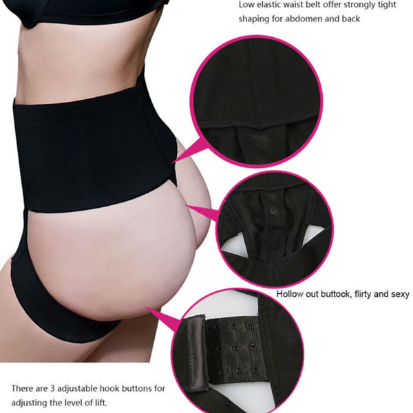 Kvinder Butt Lifter Trusse Skønhed Hoftebukser Slank Body Shaping Undertøj Up Hip Enhancer M