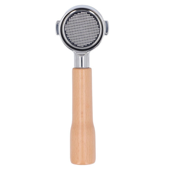 Portafilter 51mm 2 korvaa pohjaton kahvakahva ruostumaton teräs Delonghi ECO310 C1 -tyyppiin pyökki