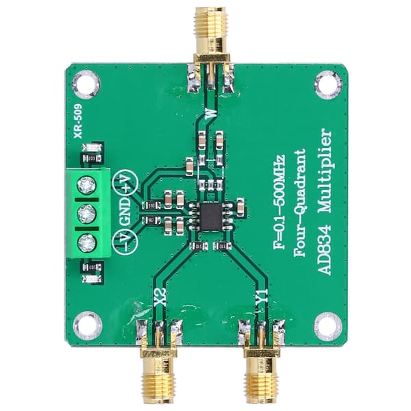 Mixermodul RF PCB 4 kvadrant analog multiplikatorplade testudstyrsdele 0,1‑500MHz AD834